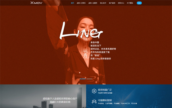 魔珐科技高端设计网站案例（上海）